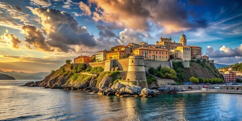 Panoramic View of Priamar Fortress, Savona, Italy: Majestic 16th-Century Coastal Citadel