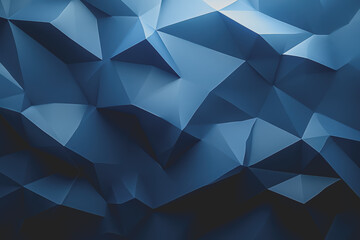 Fototapeta premium Abstract Background Abstract Dark Blue Background Polygon luxury background and modern background.