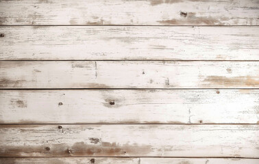 Naklejka premium White wooden background with an aged wood texture for design and decoration, intage white rustic shabby wall panels, distressed wood texture, old planks of natural pine wood. Generative Ai