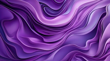 Abstract Purple Swirling Wave Pattern Design