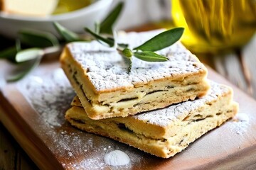 olive oil and sea salt shortbread
