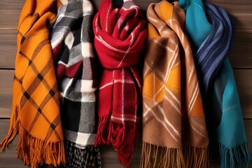 scarves cashmere wool infinity scarves plaid patterns