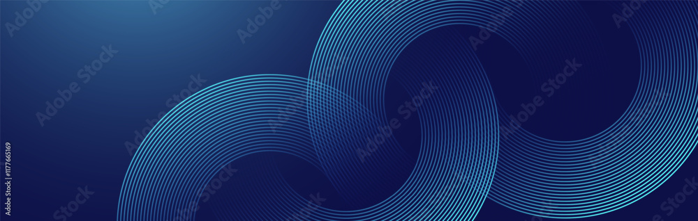 Aufkleber beautiful background with abstract glowing circle lines. abstract health care or medical pattern. mo