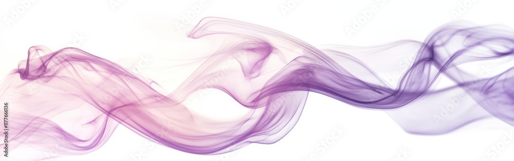Aufkleber ethereal lavender and pink mist flowing gracefully through the air creating a tranquil atmosphere