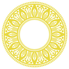 Islamic Mandala Circular Ornament