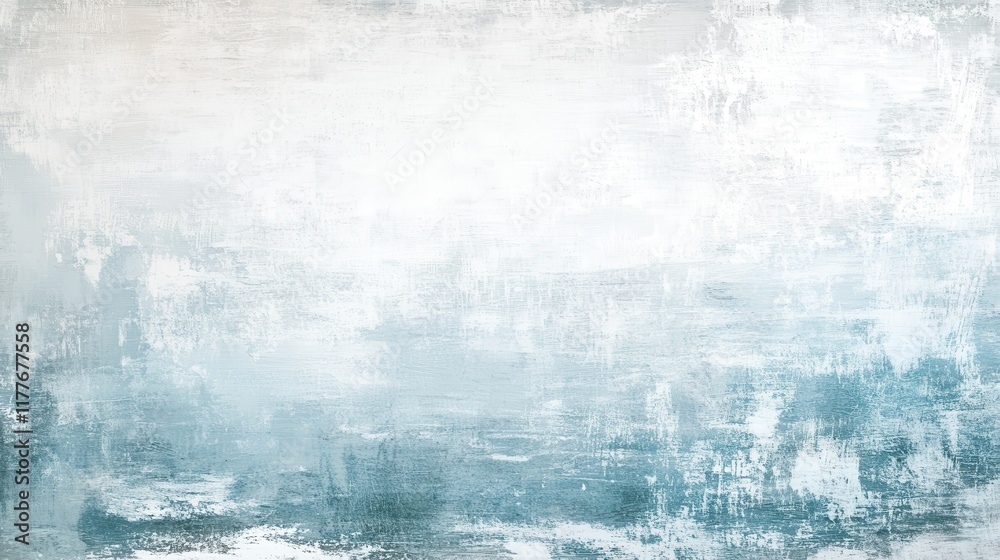 Poster cold and icy grunge background with frost textures creating a serene winter atmosphere for artistic 