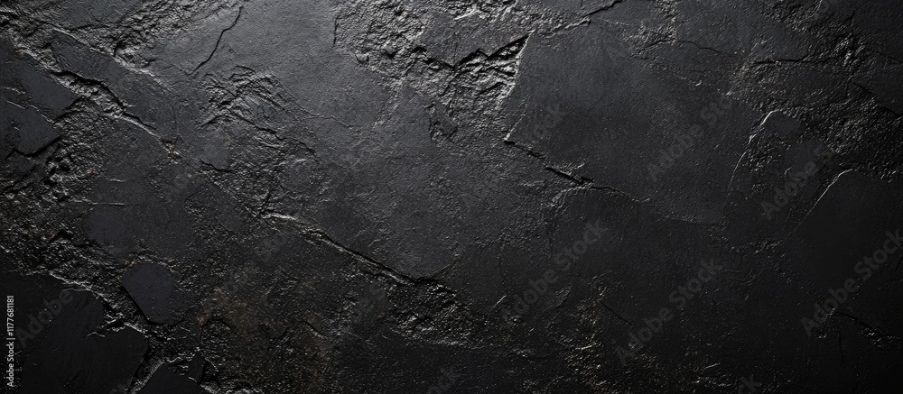 Poster dark cement texture background for graphic design featuring ample copyspace for text with subtle nat