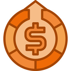 expense two tone icon