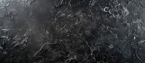 Black Chalkboard Texture Background with Blank Space for Text and Creative Design Elements