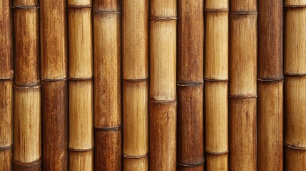 Natural bamboo texture for background design showcasing organic patterns and sustainable aesthetics in interior and exterior decor.