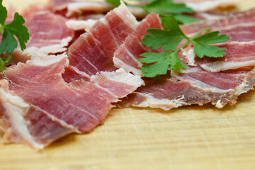 ham, spanish, meat, food, culinary, slices, pork, natural, board