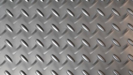 Textured corrugated metal surface with raised diamond patterns for industrial design applications