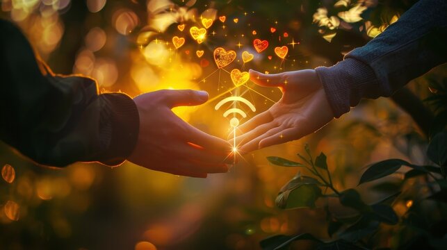 Valentine Wifi Lover's Connection