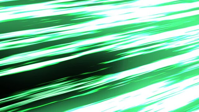 Green Looping Anime Style Speed Lines Abstract Background