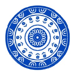 Hand drawn floral design with textured line. botanical, natural theme. for decoration, wallpaper, background, home decor, ceramic, fabric, tile. flower style.