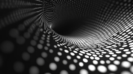 Surveyor of the particles. Surveyor consists of dots and circles. Vector illustration.