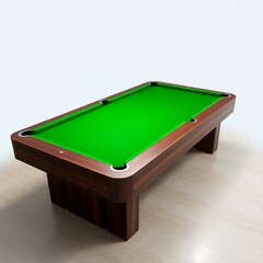 Billiards table.