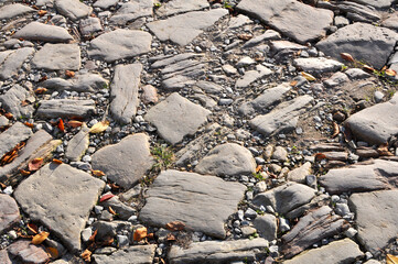Old stone paving