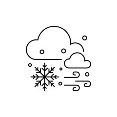 Snowstorm Special Outline Icon for Snowstorm Special