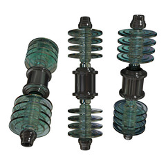 Metal abstract shape, 3d render © neurostructure