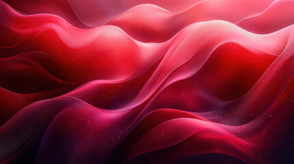 Obraz premium Abstract organic waves in dark red and maroon tones create mesmerizing visual experience, evoking sense of depth and fluidity. interplay of colors adds to dynamic feel