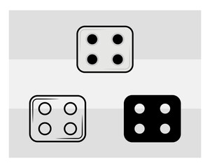 Game Die SVG Silhouette, Dice Silhouette, Sports Svg, Dice Svg, Ludo Dice Svg, Gamble svg, Dice Png, Dice Svg Images, Cut Files