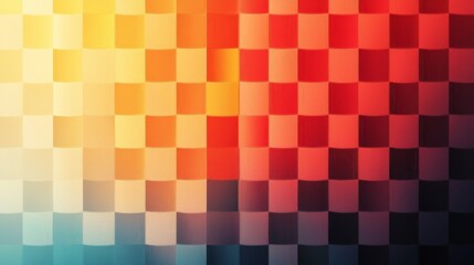 Fototapeta premium Abstract Colorful Checkerboard Pattern Design