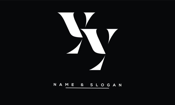 YY Abstract Letters Logo Monogram