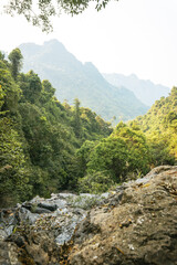 Vietnam. Mountain Peaks and Green Canopy