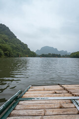 Ninh Binh, Vietnam. Reflections on a River