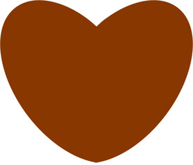 heart shaped chocolate