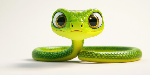 Cute snake for Chinese new year wallpaper