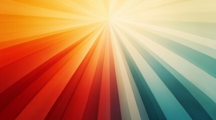 Abstract Radiating Color Burst Design Background