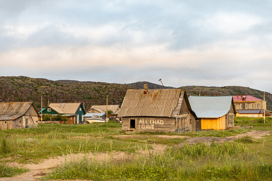 Authentic Semi-abandoned Village View Landscape