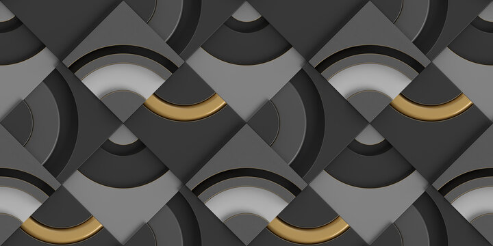 Cellular dark gray with yellow pattern.