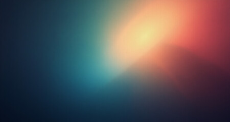 Fototapeta premium Abstract Gradient Background with Warm Light Flares and Dark Blue Tones 
