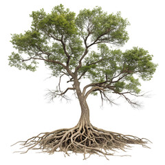 tree isolated on white 
