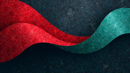 Abstract grainy gradient background, red teal color shape, black backdrop, noisy texture, dark banner poster header design featuring a bold red blending into cool teal new image