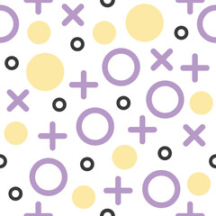 seamless pattern with gender signs