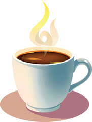 Tea Design silhouette vector style illustration