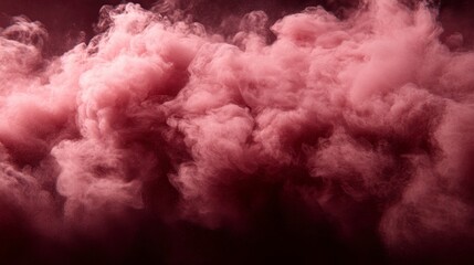 Obraz premium Soft and Ethereal Pink Smoke Cloud Abstract Background for Dramatic and Artistic Projects, Perfect for Creating Captivating Visuals and Unique Designs