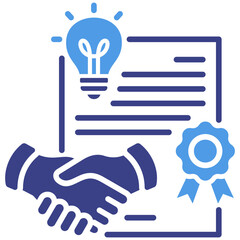 Fototapeta premium Agreement Icon