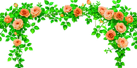 A decorative green arch adorned with leaves and flowers, perfect for weddings or garden events. Green Ivy decoration