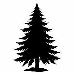 Timeless Nature Black Silhouette Vector Art