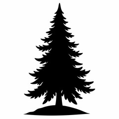 Timeless Nature Black Silhouette Vector Art