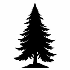 Timeless Nature Black Silhouette Vector Art