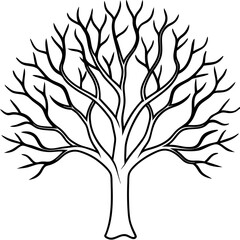 Twisting Roots The Journey of Life in Vector Art