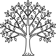 Fototapeta premium Twisting Roots The Journey of Life in Vector Art