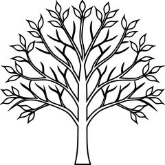 Twisting Roots The Journey of Life in Vector Art