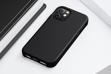 mobile phone isolated on white background